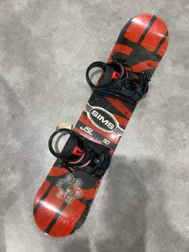 SIMS Snowboard With Bindings 110 cm (Used)