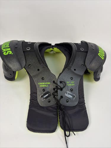 Douglas Commando Football Shoulder Pads, Size X-Small (11-12")