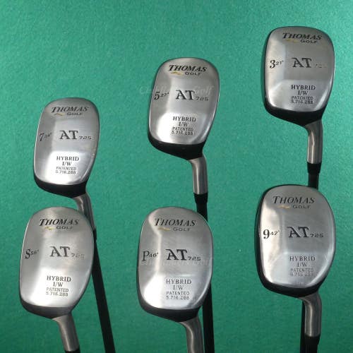 Thomas Golf AT 725 3, 5, 7, 9, PW & SW Iron Set Factory Graphite Seniors