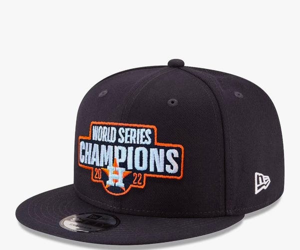 New Era Houston Astros 9FIFTY 2022 World Series Champions Snapback hat Navy blue