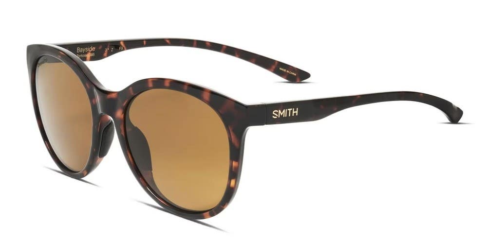 Smith Optics Bayside Sunglasses Tortoise Frame, Chromapop Polarized Brown Lens