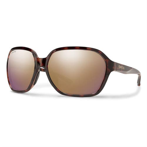 Smith Whitney Sunglasses Tortoise, Chromapop Polarized Rose Gold Mirror Lens New