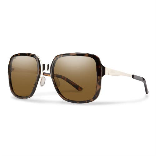 Smith Optics Aveline Sunglasses Tortoise Frame, Chromapop Polarized Brown Lens