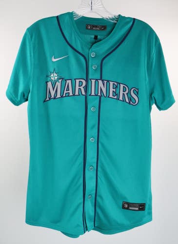 Nike Seattle Mariners Crawford Green Youth Size L 14-16 Jersey NWT Read