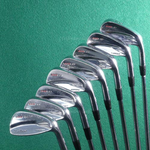 Titleist 695MB Forged 3-PW Iron Set Project X Rifle 6.0 Steel Stiff