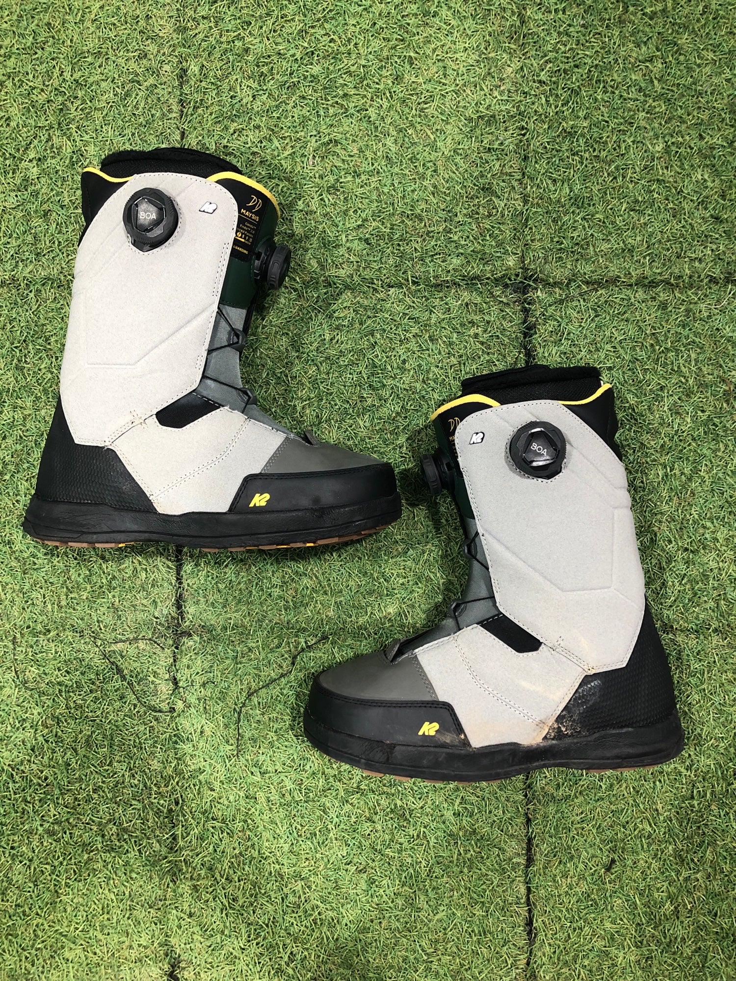 New Size 8.5 Men's K2 Boundary Clicker X HB Snowboard Boots Green