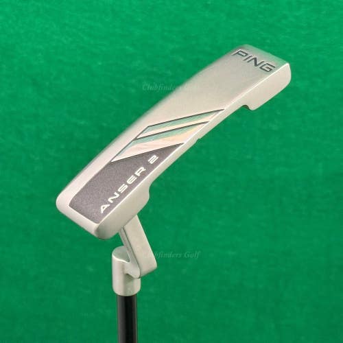 LH Ping 2024 Anser 2 Black Dot Raw Blast 35.25" L-Neck Putter Golf Club