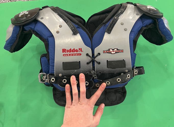 Riddell Evolution V Football Shoulder Pads | Adult XL