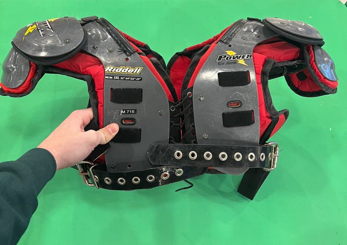 Riddell Power Custom Football Shoulder Pads | XXXL Adult