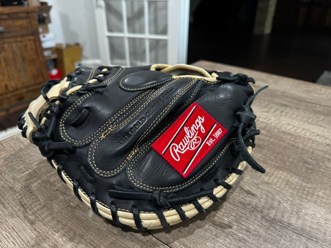 Rawlings Gold Glove Elite RH Catcher's Baseball Glove 32.5" (Used)