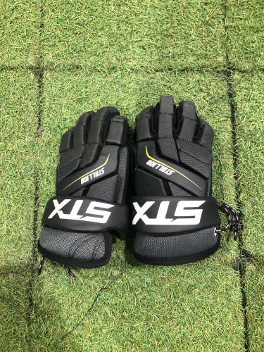 Black STX Stallion 200 Lacrosse Gloves (Used)