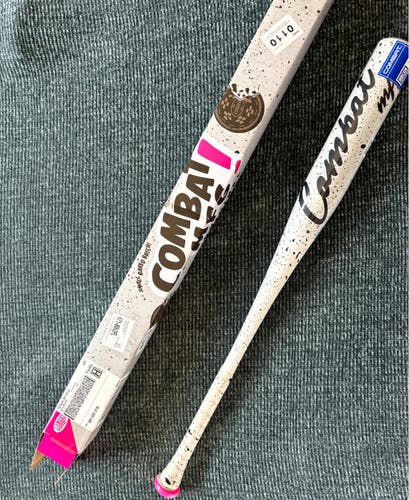 2026 Combat MFG Spec A1 Alloy "Cookies N Cream" BBCOR Certified Bat (-3) 30 oz 33" (New in wrapper)