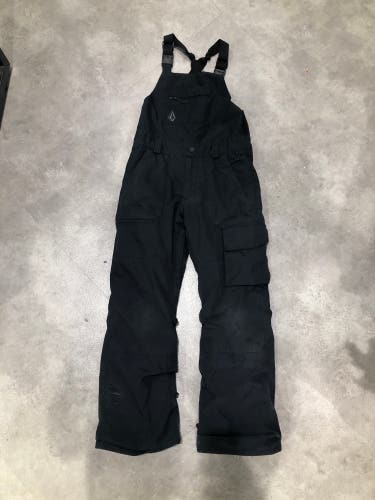 Black Men's Youth Large Volcom Pants (Used)