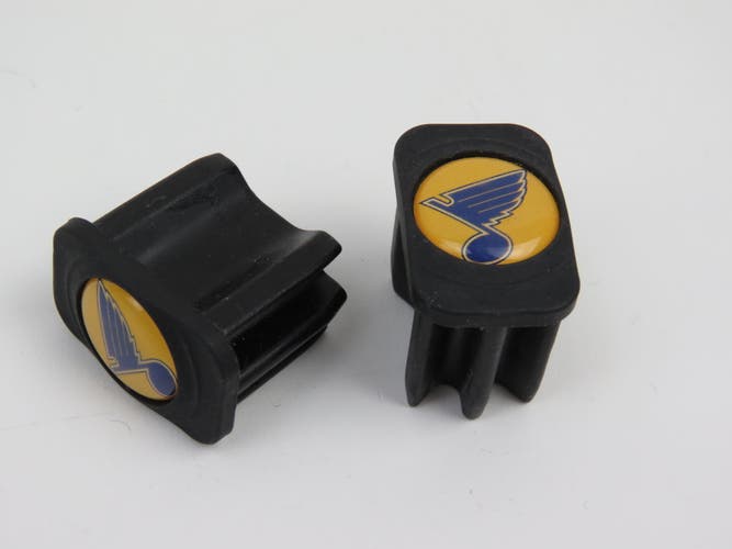 St Louis Blues NHL Team Issued Pro Stock Hockey Stick End Cap (1 pair)