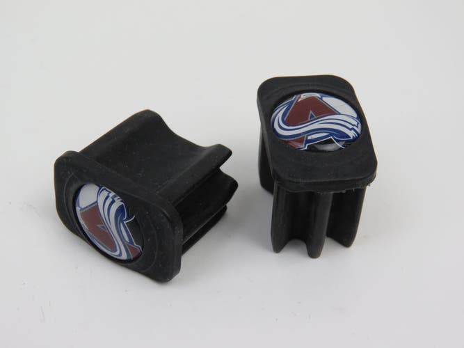 Colorado Avalanche NHL Team Issued Pro Stock Hockey Stick End Cap (1 pair)