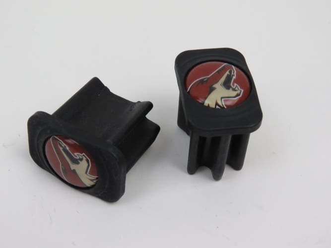 Arizona Coyotes NHL Team Issued Pro Stock Hockey Stick End Cap (1 pair)
