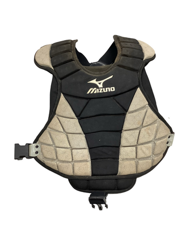 Used Mizuno DRYLITE Catchers Chest Protector Black Adult 11613-S000179604