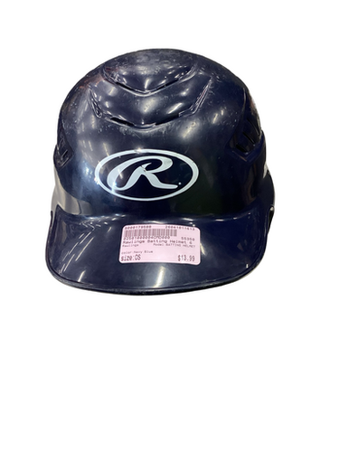 Used Rawlings BATTING HELMET Batting Helmet No Mask Navy Blue One Size 11613-S000179588