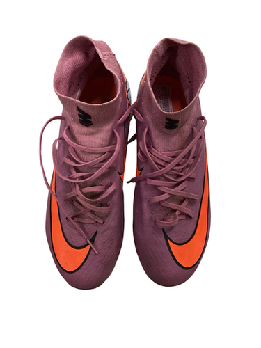 Used Nike ZOOM SUPERFLY 10 PRO FG Soccer Cleats Purple Senior 8.5 11613-S000179577