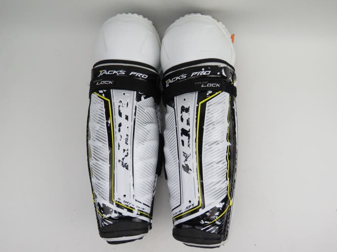 CCM Tacks AS-V PRO NHL Pro Stock Hockey Player Shin Pads Protective Senior 16"