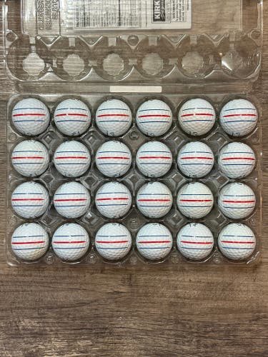 24 Callaway Chrome Tour Triple Track Golf Balls - 5A/4A Condition