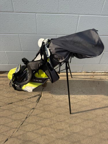 RAM Force Golf Club Set Silver Driver 320cc 15° 5-Wood 25° 7-Iron  *JUNIOR SET*