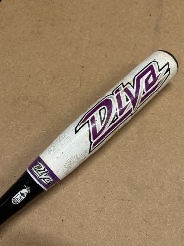 Louisville Slugger Diva Alloy Bat (-12.5) 13.5 oz 26" (Used) New Grip installed