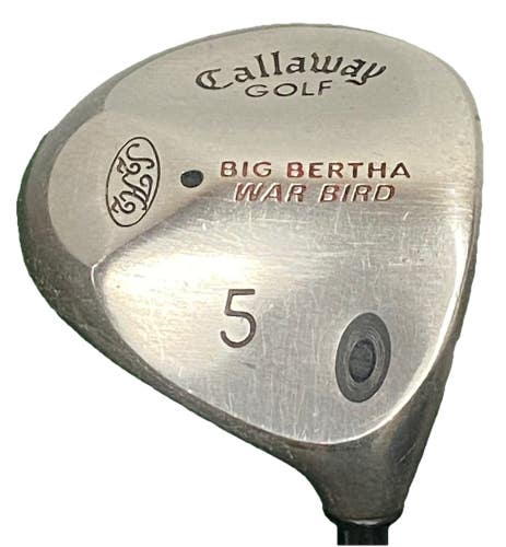 Callaway Big Bertha War Bird 5 Wood 19 S2H2 RH RCH 96 Light Senior Graphite 41.5