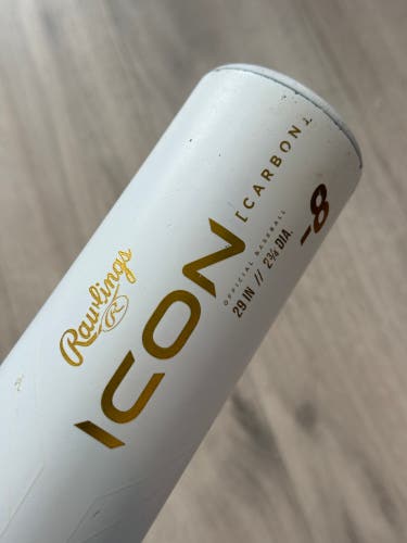 2024 Rawlings Icon USSSA Composite Bat -8, 29/21