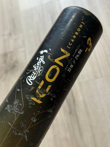2023 Rawlings Icon BBCOR Composite Bat -3, 33/30