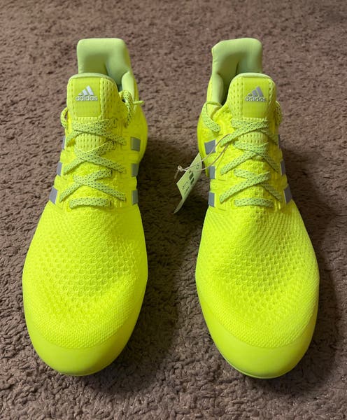 Adidas Ultraboost Cleat Men\'s Solar Yellow Football Cleats JP7413 Men\'s Size 12 Adidas Ultraboost Ultra Boost Football Cleats Solar Yellow  main image 2