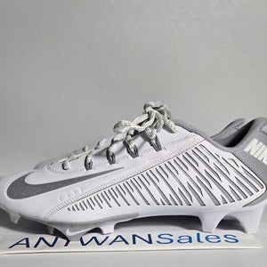Nike Vapor Edge 360 VC Footall Cleats Mens Size 11.5 White Silver DO6294-100