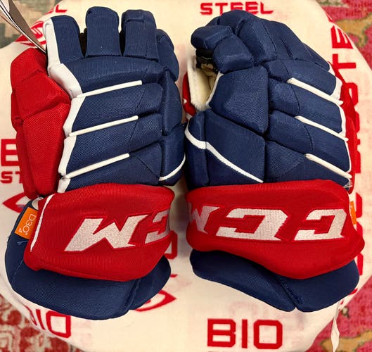 Brand New Pro Stock CCM HGPJSXP Jetspeed Gloves 13” Montreal Canadiens