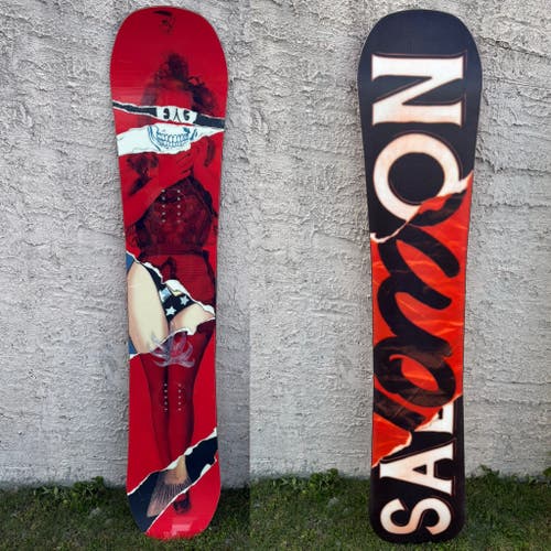 154cm Salomon Sabotage Snowboard (like new)