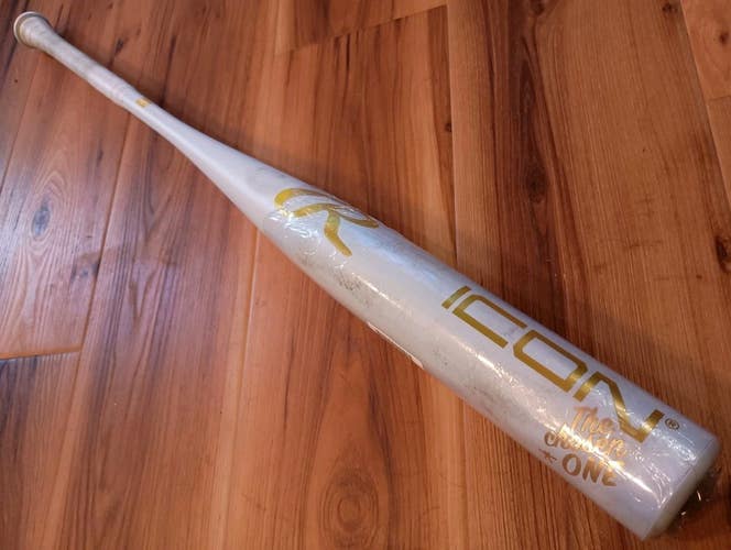 Used Rawlings ICON The Chosen One 34/31 (-3) 2 5/8" BBCOR 1-Piece Baseball Bat