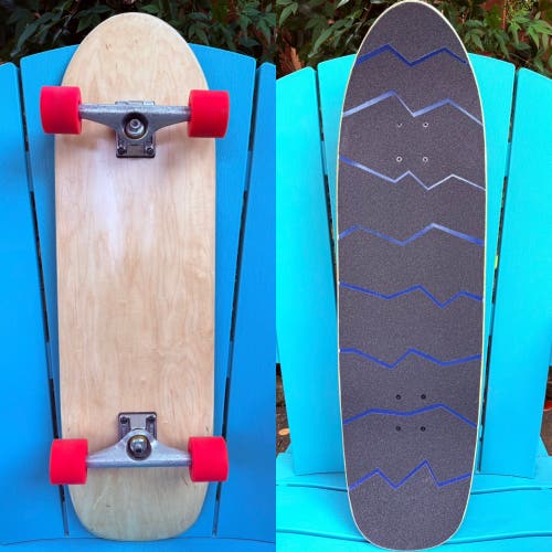 Refurbished Vintage Z-Flex Complete Longboard 9.5” - Stage 9 Independent Trucks