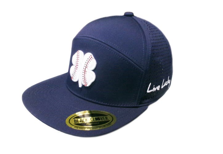 NEW Black Clover Live Lucky Fastball Navy Adjustable Snapback Golf Hat