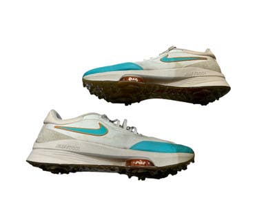 Used Nike Mens Golf Shoes White And Orange Senior 12 11873-S000234782