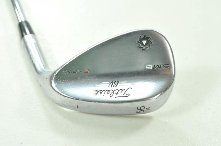 Titleist Vokey SM6 Tour Chrome 56*-14 Wedge Right BV Wedge Flex Steel # 212777