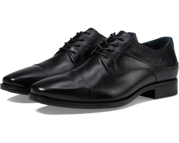 Johnston & Murphy Gibbons 15-8666 Oxfords Men's US 12 Black Dress Shoes ZOGG1992