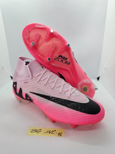 Nike Zoom Mercurial Superfly 9 Elite SG-Pro ACC Pink FD0246-601 Men's Size 8 NEW
