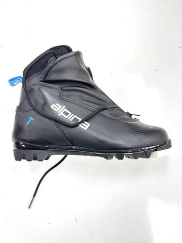 Used Alpina T5 EVE PLUS Womens NNN XC Ski Boots Black W 07-07.5 / JR 05.5-06 11860-S000306443