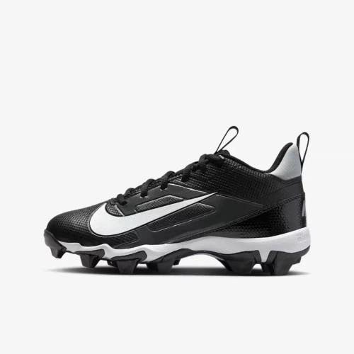 Nike Alpha Menace 4 Shark FQ4012-001 Kids 4 Black White Football Cleats DWA3023