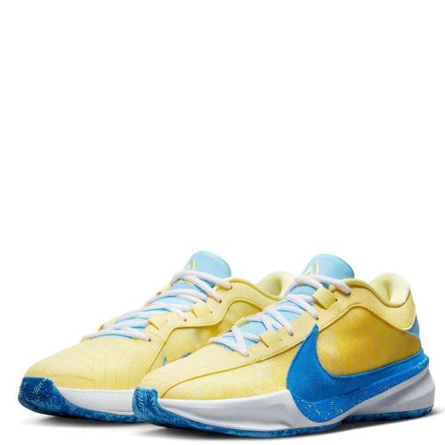 Nike Zoom Freak 5 DX4985-700 Sneaker Men 13 Yellow Blue Basketball Shoes DWA3028