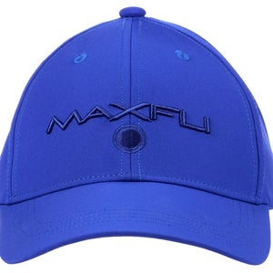 Maxfli Tech Golf Hat Men's Royal Blue Embroidered Adjustable Curved Brim DSGL800