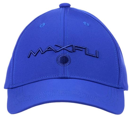 Maxfli Tech Golf Hat Men's Royal Blue Embroidered Adjustable Curved Brim DSGL800