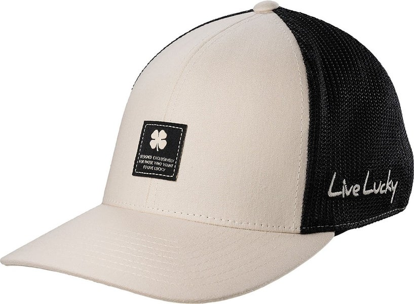 Black Clover Sustainable 1 Golf Hat Men Cream Black Snapback Cap Outdoor DSGL795
