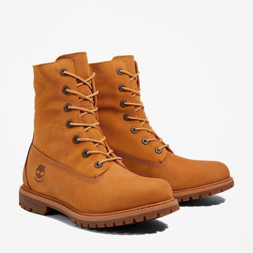 Timberland TB18329R231 Women's Wheat Warm Lined Waterproof Roll-Top Boots MEW328