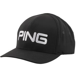 Ping Structured Golf Hat Men's Black White Moisture Wicking Performance DSGL796