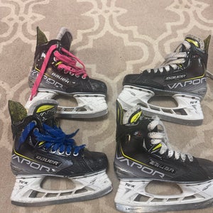 2 Bauer Vapor 3X Hockey Skates Regular Width Size 2 (Used)